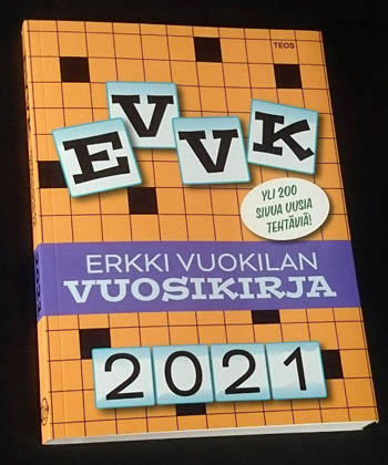 Kirjan kansi: EVVK – Erkki Vuokilan vuosikirja 2021